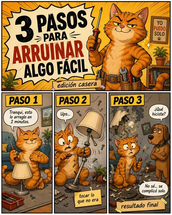 Funny DIY Disaster Cat Comic preview image 1