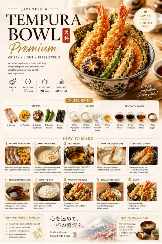 Premium Recipe Poster Template preview image 1