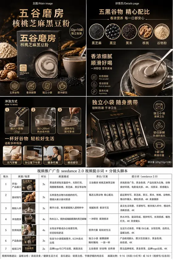 Premium Grain Powder Ad Board preview image 1