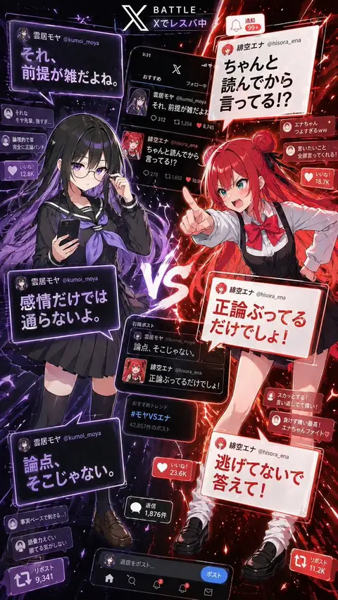 Anime X Battle Poster preview image 1