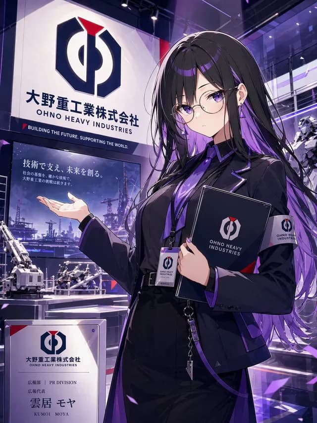 Anime PR Representative at Industrial Expo preview image 1
