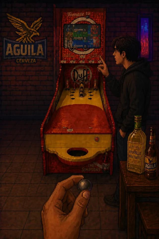 Pixel Art Bolirana Night Scene preview image 1