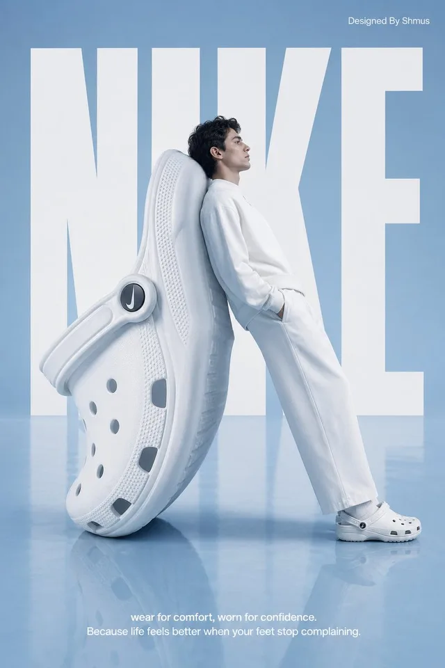 Surrealist Nike Clog Advertisement preview image 1