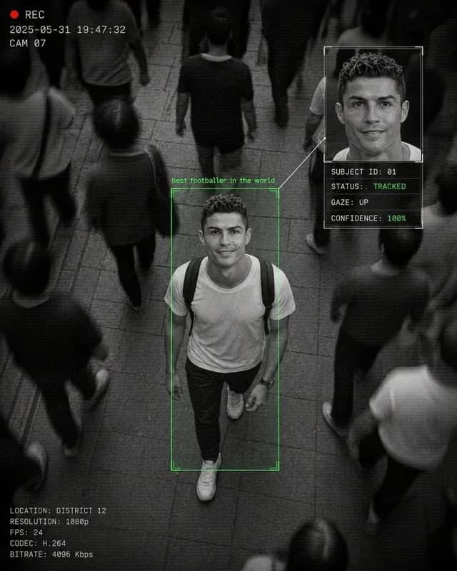 Cinematic Surveillance Interface Aesthetic preview image 1