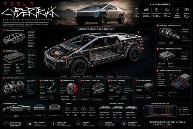 Technical Cutaway Infographic Poster preview image 1