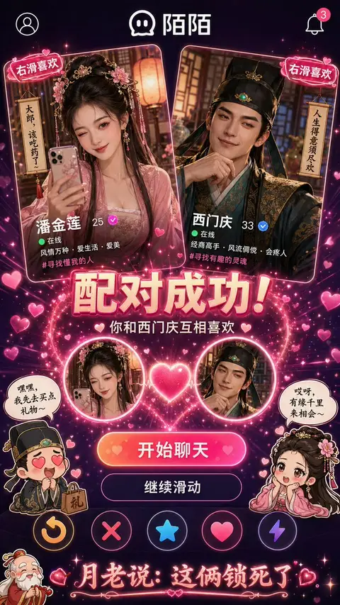 Historical Character Modern Match Interaction preview image 1