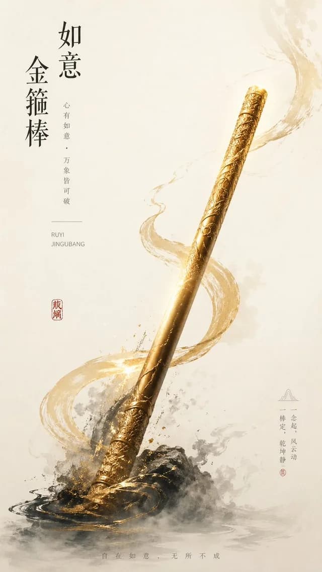 New Chinese Golden Staff Poster preview image 1