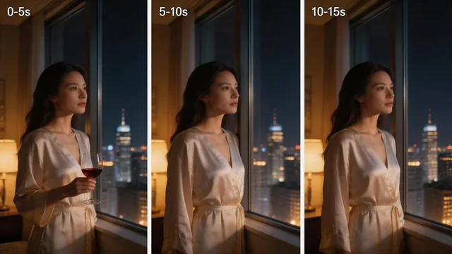 Three-Panel Night Window Comparison preview image 1