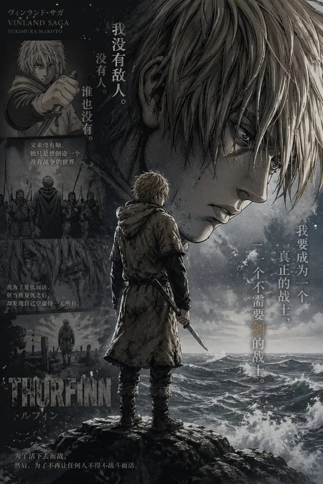 Vinland Saga Thorfinn Storm Poster preview image 1