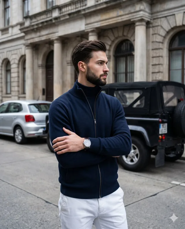 Luxury Menswear Street Portrait preview image 1