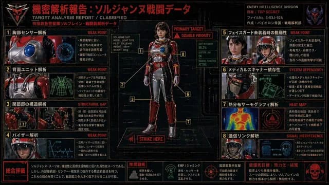 Classified Tokusatsu Target Analysis Poster preview image 1