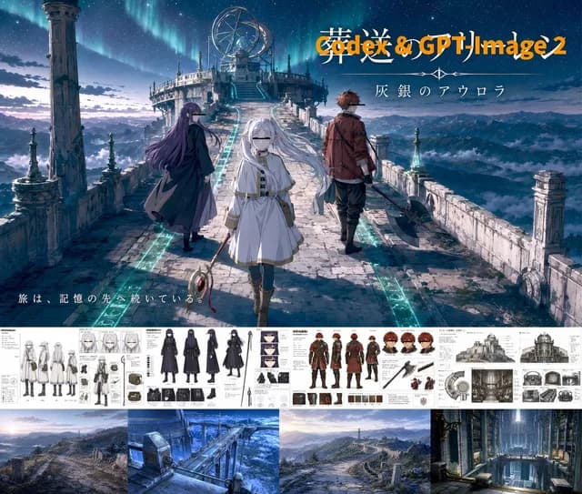 Anime Fantasy Key Visual Board preview image 1