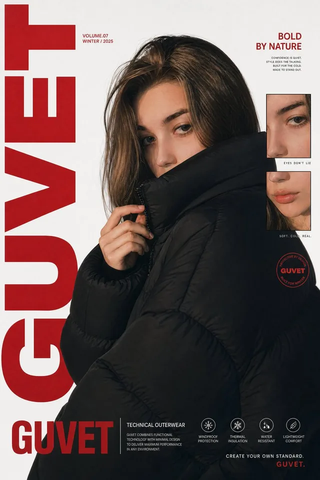 Luxury Streetwear Fashion Poster preview image 1