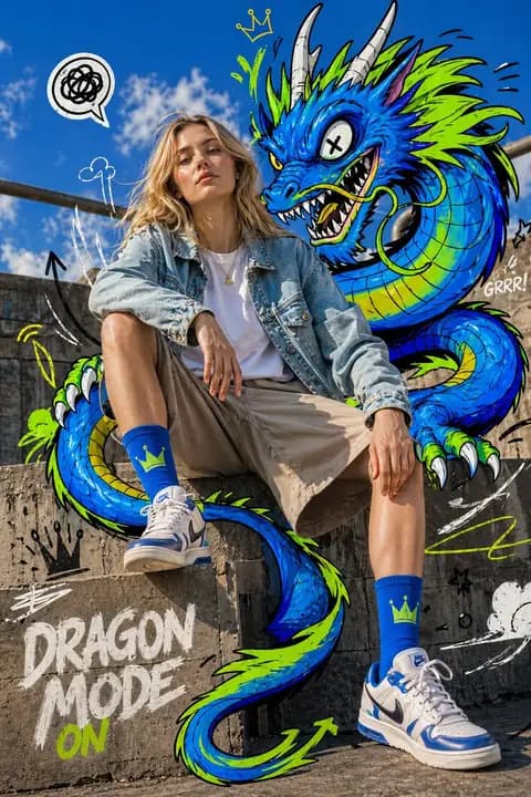 Mixed-Media Fashion Editorial preview image 1