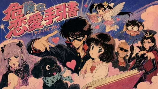 Retro Manga Love Guide Cover preview image 1