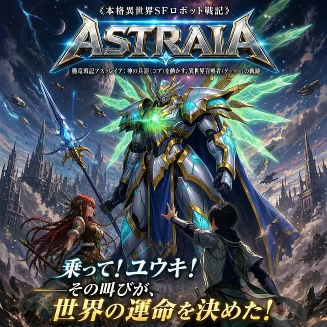 Epic Fantasy Mecha Light Novel Cover preview image 1