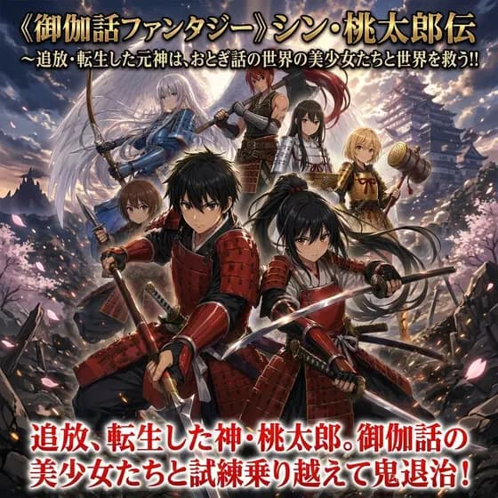 Epic Momotaro Fantasy Cover preview image 1