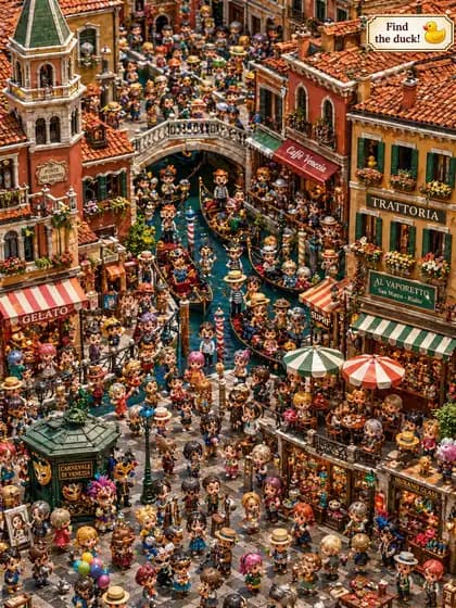 Hidden Duck in Chibi Venice preview image 1
