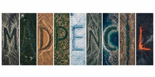Topography Typography Satellite View preview image 1