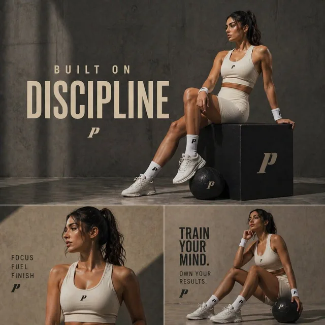 Luxury Fitness Editorial Campaign preview image 1