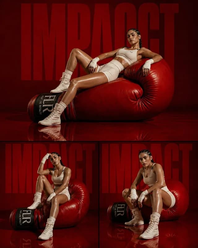 Fashion Editorial Athletic Triptych preview image 1