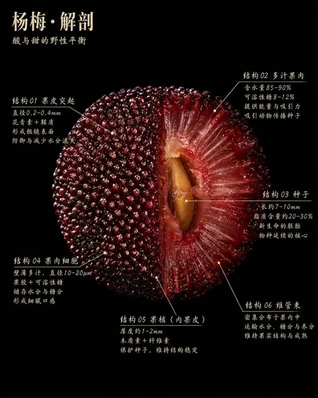 Scientific Bayberry Anatomy Poster preview image 1