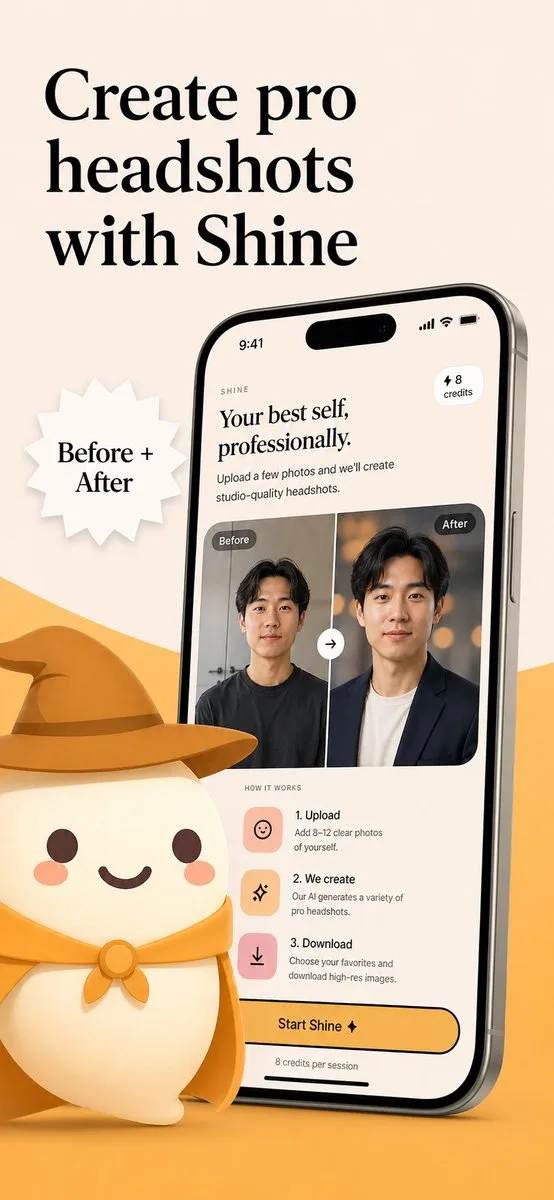 AI Headshot App Store Promo Poster preview image 1