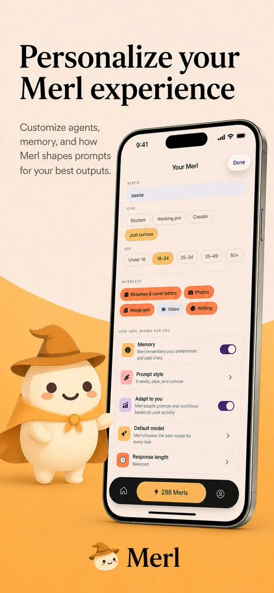 Merl iOS Personalization Screenshot preview image 1