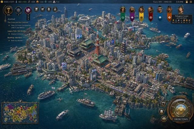 Civilization-Style Tokyo Bay Screenshot preview image 1