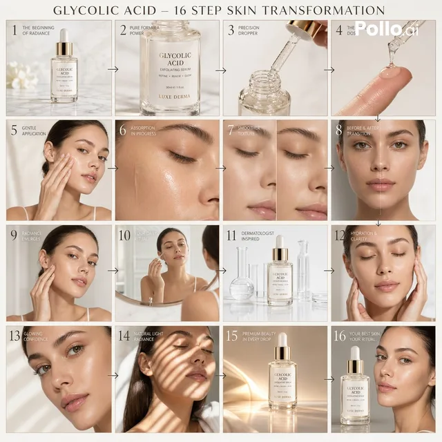 Luxury Skincare Ad Storyboard preview image 1