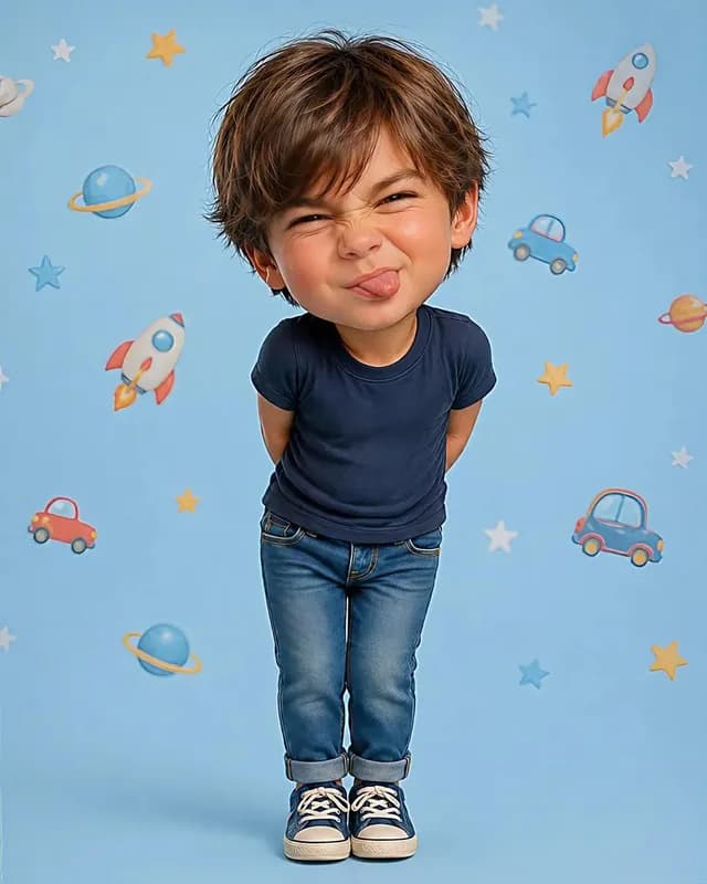 Stylized 3D Cartoon Character Portraits preview image 1