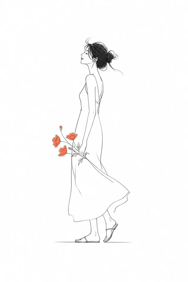 Minimalist Fashion Illustration preview image 1