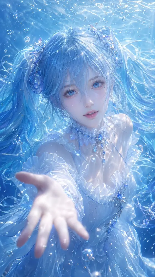 Underwater Fantasy CG Illustration preview image 1