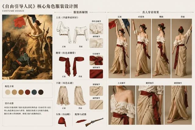 Classic Painting Fashion Analysis preview image 1