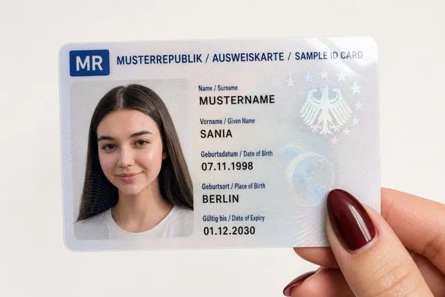Personalized Sample ID Card Generation preview image 1