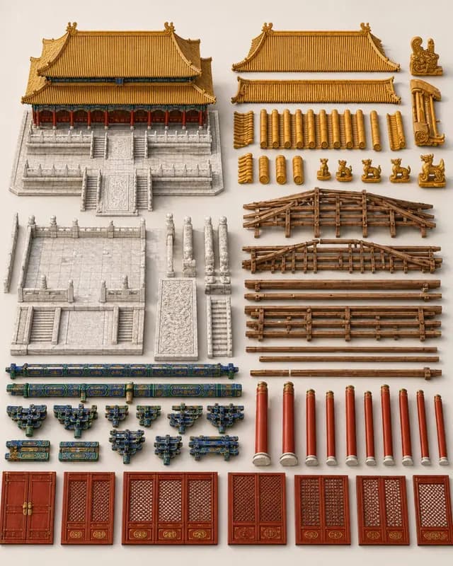 Chinese Palace Components Board preview image 1