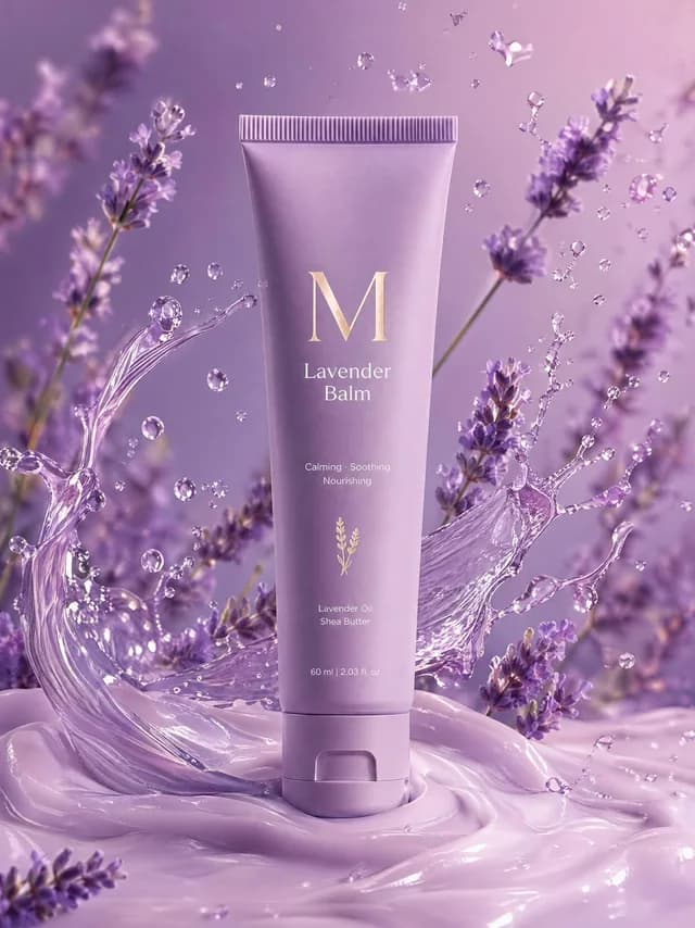 Premium Lavender Balm Product Shot preview image 1
