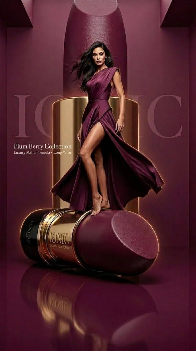 Monochromatic Beauty Lipstick Campaign preview image 1