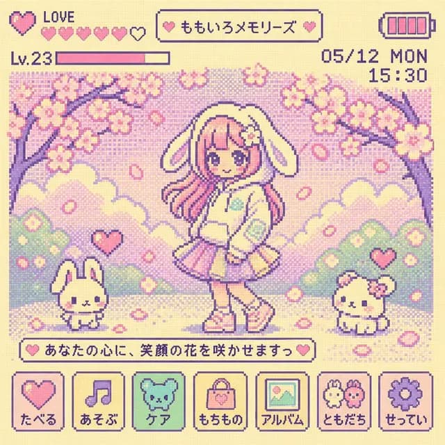Y2K Tamagotchi LCD Filter preview image 1