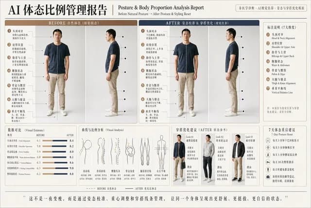 Posture Analysis Report Infographic preview image 1