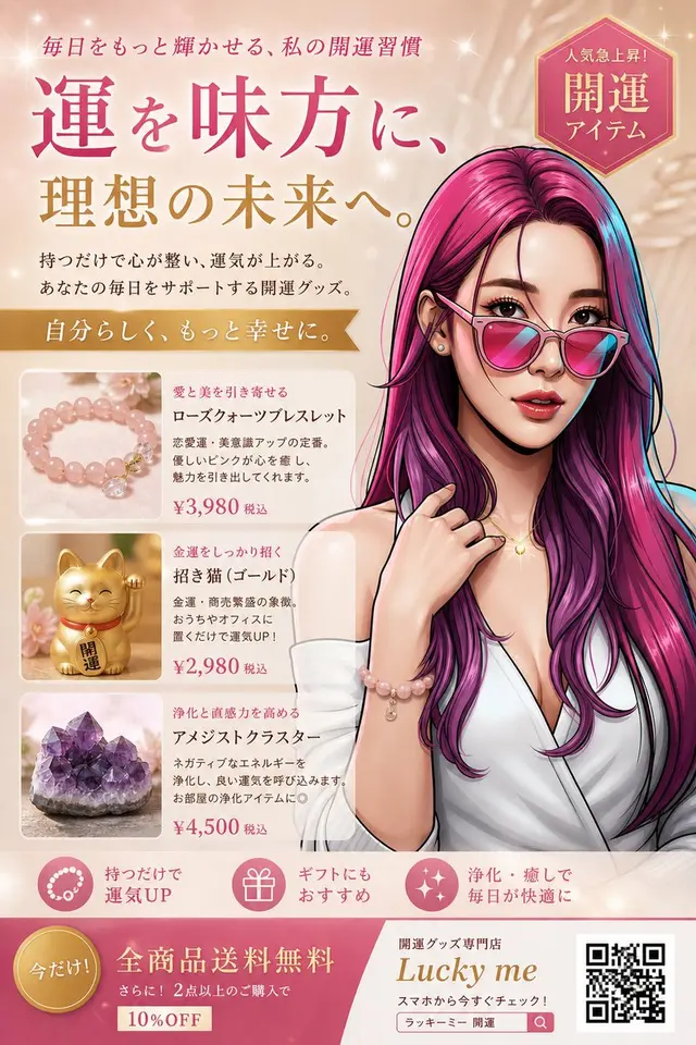 Japanese Lucky Items Beauty Ad preview image 1