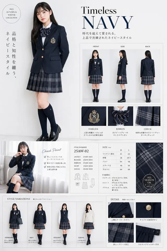 Luxury Navy School Uniform Catalog preview image 1