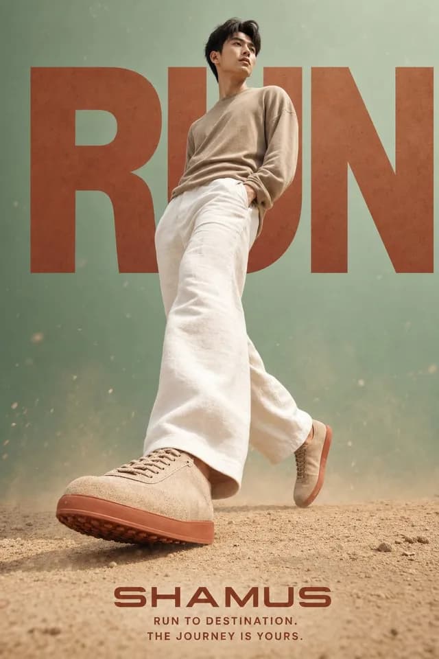 Lifestyle Sneaker Editorial Poster preview image 1