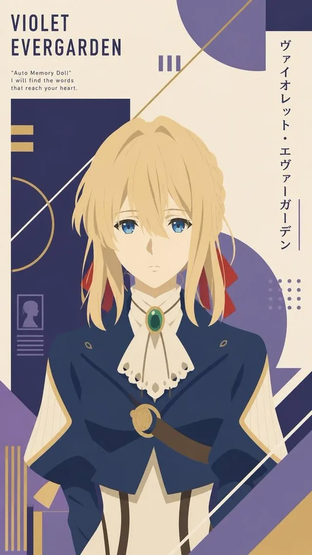 Constructivist Anime Poster Art preview image 1