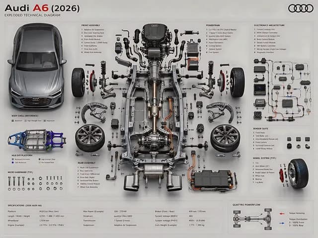 Exploded Technical Diagram Poster preview image 1