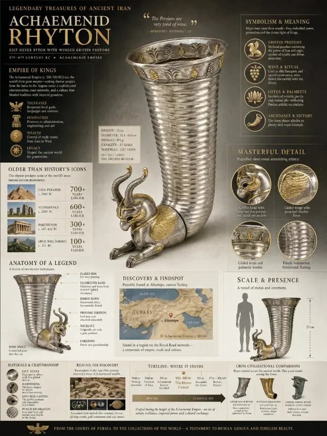 Museum Archaeological Infographic Plate preview image 1