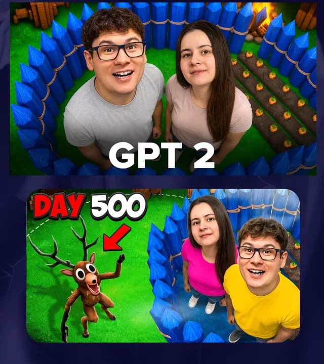 GPT 2 Day 500 Gaming Thumbnail preview image 1
