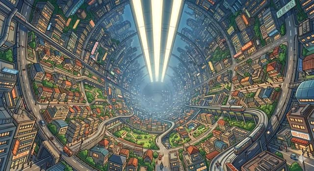 Enclosed O'Neill Cylinder City preview image 1