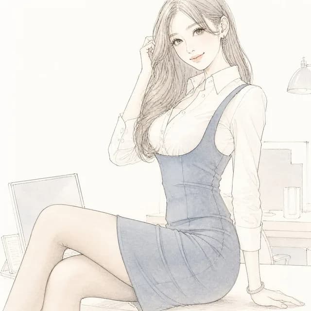 Pale Watercolor Line Art Transformation preview image 1