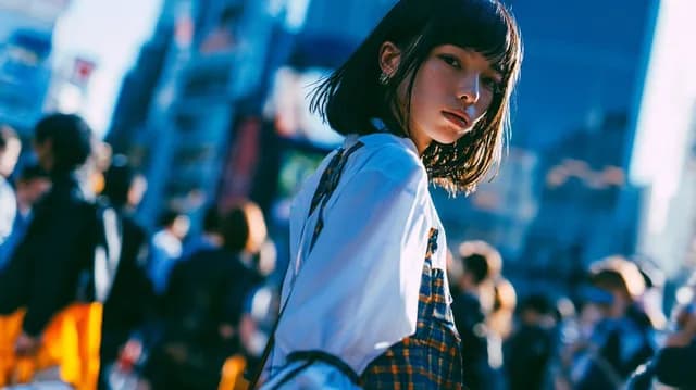 Cinematic Urban Street Portrait preview image 1